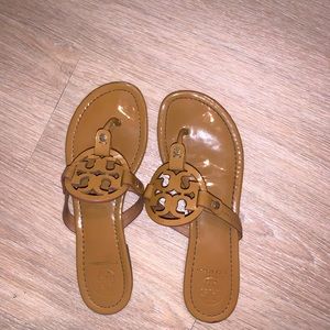 Patent leather Tory Burch Miller Sandals